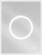 Mexen Koga oglindă pentru baie iluminată 60 x 80 cm, LED 6000K, antiaburire - 9821-060-080-611-00