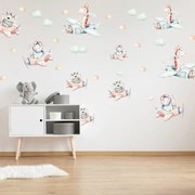 Autocolante de perete - Zbor în nori