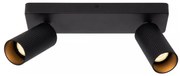Lucide 09939/02/30 - Spot CLUBS 2xGU10/40W/230V negru