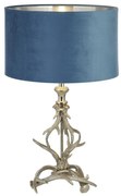 Veioza/Lampa de masa design lux elegant Belle argintiu/teal