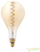 BEC filament LED dimabil decorativ 5W E27 A160 2000K lumina calda AMBER 17447