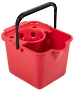 Găleată pentru mop Addis Pail &amp; Wringer, roșu