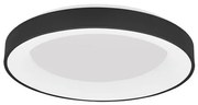 Lustra LED aplicata controlata wireless prin smartphone Rando Smart neagra