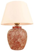 Lampă de masă RAMZES 1xE27/40W/230V crem/roșie