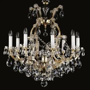 Candelabru cristal Bohemia 8 brate, diam.73cm MARIA TEREZIA 11 CE