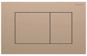 Clapeta de actionare Geberit Sigma40 Slim rosu-auriu finisaj periat