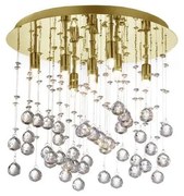 Plafonieră LED de cristal Ideal Lux MOONLIGHT 8xG9/3W/230V d. 40 cm crom lucios