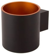 Aplica de perete design modern Lucid Round negru 1507-BG