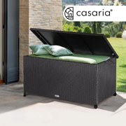 Deuba Cutie de depozitare cu roți 370 L - neagră