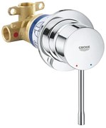 Baterie dus incastrata Grohe Essence crom lucios cu corp ingropat