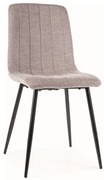 Scaun Alan Brego gri07/negru