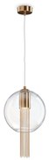 Pendul design modern Flusso bronz 23cm