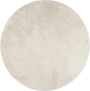 vidaXL Covor „OVIEDO”, fire scurte, bej, Ø 160 cm