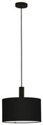 Eglo 33354 - Pendul AMANI pe cablu 1xE27/60W/230V Ø 38 cm negru