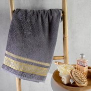 Prosop de baie ROMA gri închis, 70 x 140 cm