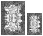 Covorașe de baie albe/gri 2 buc. 60x100 cm Modern – Mila Home