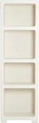 Bibliotecă crem 60x190 cm Naluno – Light &amp; Living