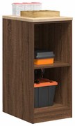 vidaXL Dulap de depozitare pentru garaj Stejar maro 40x51x85 cm