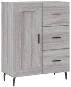 vidaXL Servantă, gri sonoma, 69,5x34x90 cm, lemn compozit