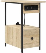 vidaXL Dulap de noapte Stejar Sonoma 60 x 30 x 61 cm Lemn compozit