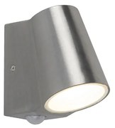 Lampă de exterior din aluminiu cu senzor de mișcare inclusiv LED - Uma