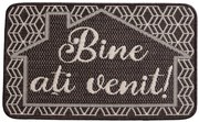 Covor Pentru Usa Intrare, Flex 19683 91, Antiderapant, Maro, 50 x 80 cm