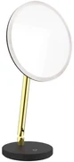 Deante Silia Oglinda cosmetica cu iluminare LED O22 cm, auriu