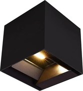 Lampă solară de perete cu senzor LED/9W/3,7V 3000/4000/5000K IP65 2600mAh neagră
