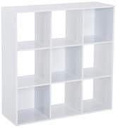 Librarie Alba Moderna HOMCOM 9 Compartimente 91x91x30cm | Aosom Romania