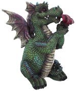 Statueta dragon cu fluturas Butterfly Buddy 17.5 cm