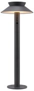 Stalp LED solar de exterior cu senzor de miscare IP44 Justina antracit
