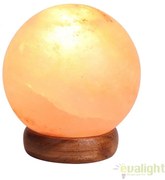 Veioza, lampa de masa din piatra de sare, diam,12,7cm, Ozone 4093 RX