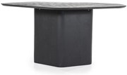 Masa cu forma neregulata din lemn de mango Beau 150x124x76 cm neagra