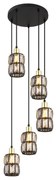 Lustra cu 5 pendule design modern WOLLI