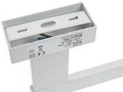 Aplica LED de perete pentru baie SHINE, 11 W, 230 V, 45 cm, IP44, alb
