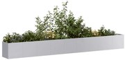 vidaXL Jardinieră 360x40x40 cm oțel galvanizat