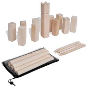 Set de joc Kubb din lemn