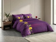 Lenjerie de pat din bumbac RENARA mov Dimensiune lenjerie de pat: 70 x 90 cm | 140 x 200 cm