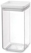 Borcan pentru depozitare Brabantia Tasty+ 1001157, 1,6 l, Transparent/ Gri deschis