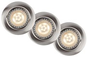 Lucide 11001/15/12 - SET 3x Lampa incastrata LED FOCUS 1xGU10/5W/230V