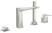 Baterie cada - dus Grohe Allure Brilliant 4 elemente crom periat Supersteel