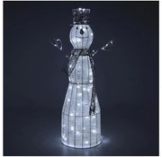 Decorațiune LED de Crăciun de exterior Retlux LED/3,6W/230V/alb rece 124 cm IP44 om de zăpadă