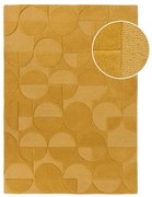 Covor din lână Flair Rugs Gigi, 160x230 cm, galben