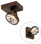 Spotlight de design bronz închis rotativ și înclinabil - Go