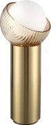 Ideal Lux - Lampă de masă LED BLOOM 1xG9/3W/230V auriu/bej fumuriu