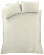 Lenjerie de pat bej din satin pentru pat dublu 200x200 cm Silky Soft – Catherine Lansfield