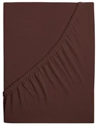 Cearșaf de pat 4Home jersey Ideal maro închis , 200 x 200 cm, 200 x 200 cm