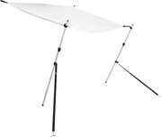 vidaXL Extensie parasolar T-Top, alb, 170x208x(115-183) cm