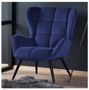 Fotoliu CHATEU, albastru închis