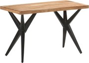 vidaXL Masă de bucătărie, 120x60x76 cm, lemn masiv de acacia